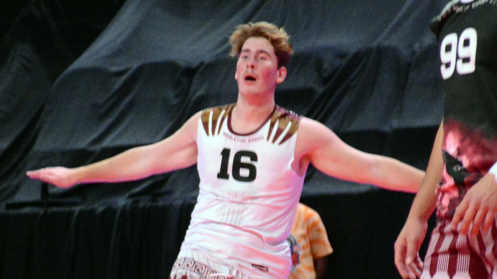 Scene from Middleton's WIAA state quarterfinal boys volleyball game against Union Grove